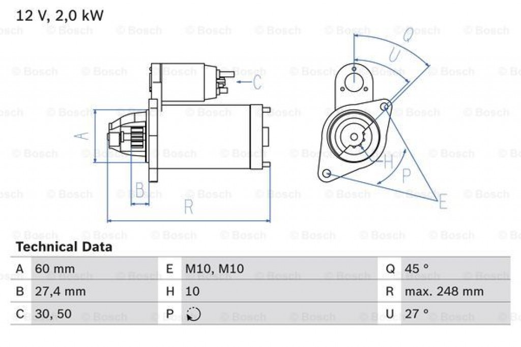 Starter Motor E46 E39